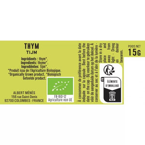 ALBERT MENES Organic Thyme 15g