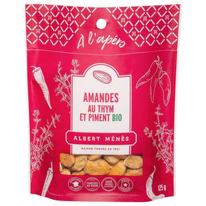 ALBERT MENES Thyme and Chili Almonds 125g