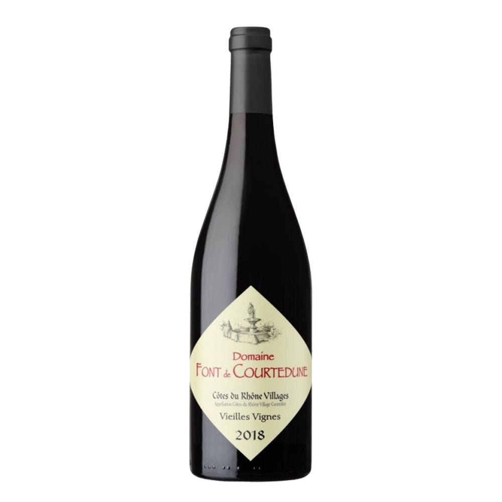 RAUÐVÍN / DOMAINE DE FONT DE COURTEDUNE Cote du Rhone Village VV 2022 75cl